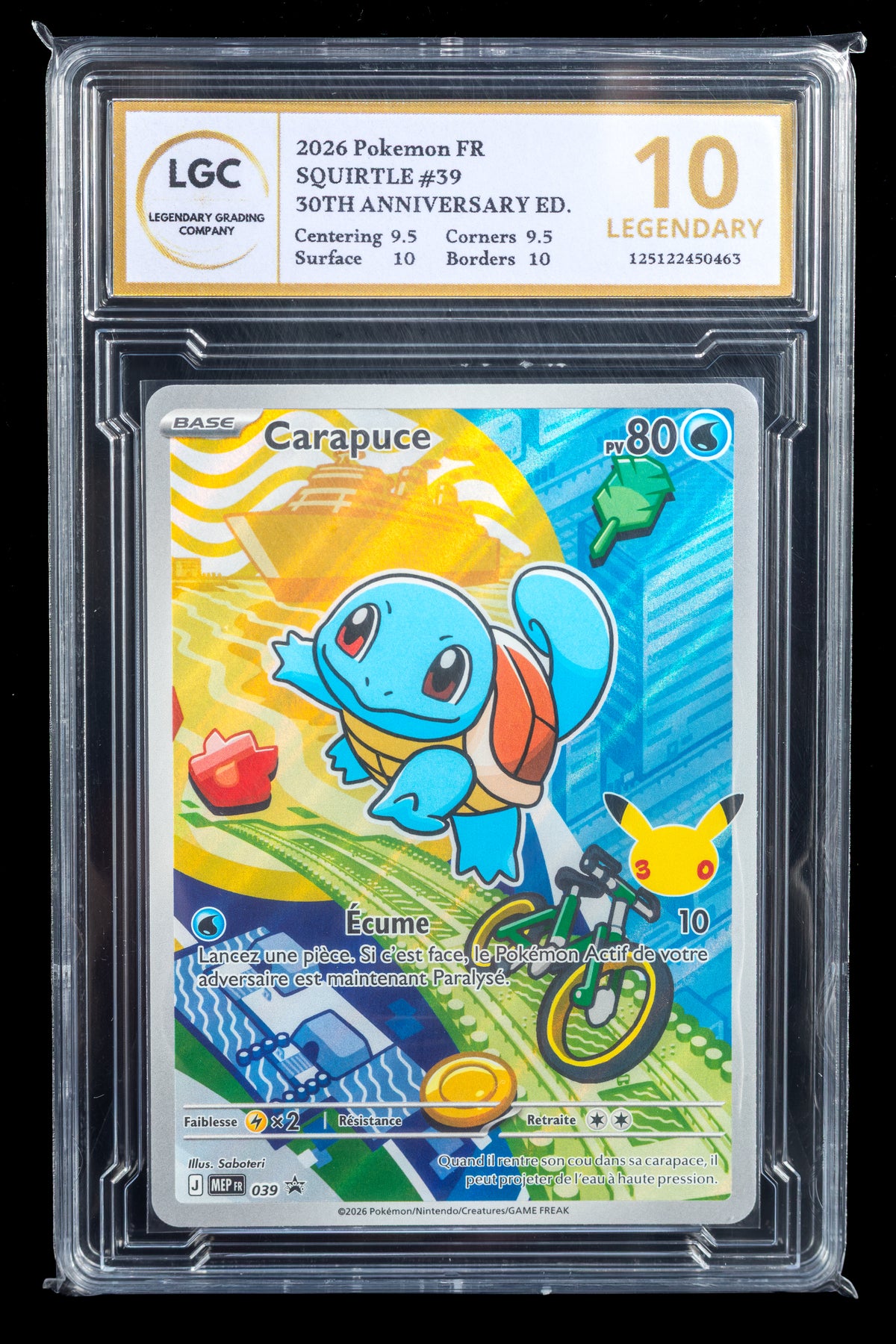 SQUIRTLE #39 PROMO FR LGC 10