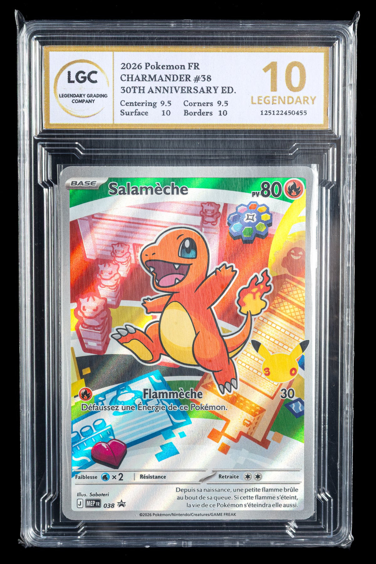 CHARMANDER #38 PROMO FR LGC 10