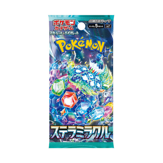 Pokémon Scarlet et Violet ex Stellar Miracle SV7 – Booster JP – 5 Cartes