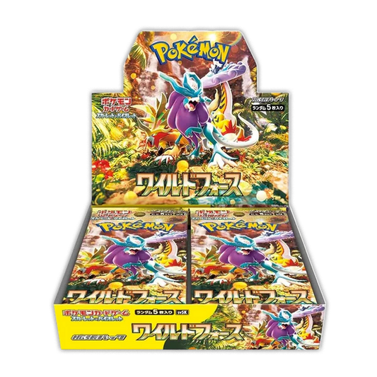 Pokémon Scarlet et Violet ex Wild Force SV5K – Boîte Scellée JP – 30 Boosters