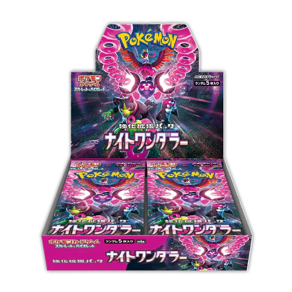 Pokémon Scarlet et Violet ex Night Wanderer SV6A – Boîte Scellée JP – 30 Boosters