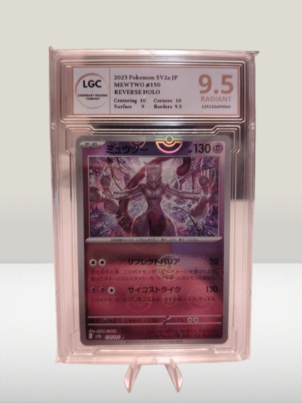 MEWTWO REVERSE HOLO #150 JP LGC 9.5